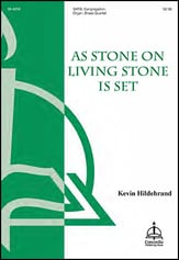 As Stone on Living Stone Is Set SATB choral sheet music cover
